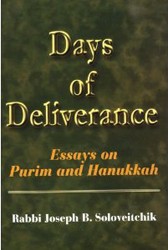 Cover of Days of Deliverance: Essays on Purim and Hanukkah