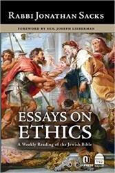 Cover of Essays on Ethics: A Weekly Reading of the Jewish Bible
