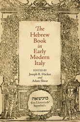 Cover of The Hebrew Book in Early Modern Italy