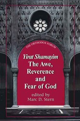 Cover of Yirat Shamayim: The Awe, Reverence and Fear of God