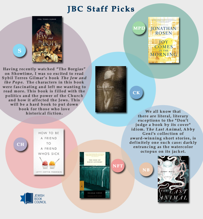 January 2014 Jewish Book Council Staff Picks