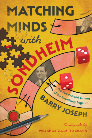 Cover of Matching Minds with Sondheim: The Puzzles and Games of the Broadway Legend