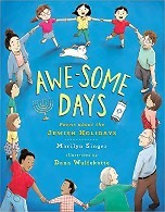 Cover of Awe-some Days: Poems about the Jewish Holidays