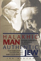 Cover of Halakhic Man, Authentic Jew