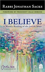Cover of I Believe: A Weekly Reading of the Jewish Bible