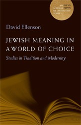 Cover of Jewish Meaning in a World of Choice: Studies in Tradition and Modernity