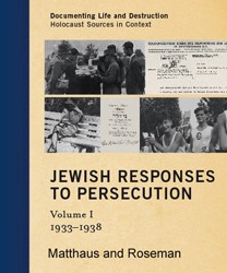 Cover of Jewish Responses to Persecution, 1933-1946: Volume I