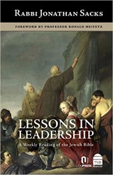 Cover of Lessons in Leadership: A Weekly Reading of the Jewish Bible