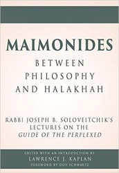 Cover of Maimonides—Between Philosophy and Halakhah