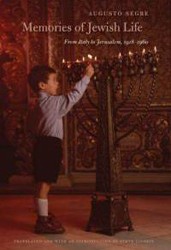Cover of Memories of Jewish Life: From Italy to Jerusalem, 1918–1960