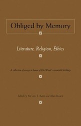 Cover of Obliged by Memory: Literature, Religion, Ethics