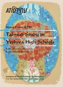 Cover of Talmud Study in Yeshiva High Schools