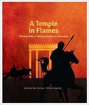 Cover of A Temple in Flames: The Epic Story of the Final Battle for Jerusalem
