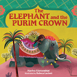 Cover of The Elephant and the Purim Crown