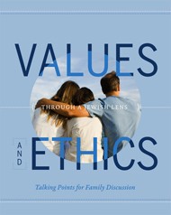 Cover of Values and Ethics - Through a Jewish Lens