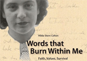 Cover of Words That Burn Within Me: Faith, Values, Survival