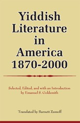 Cover of Yiddish Literature in America: 1870-2000