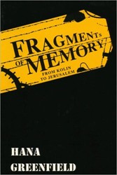 Cover of Fragments of Memory: From Kolin to Jerusalem